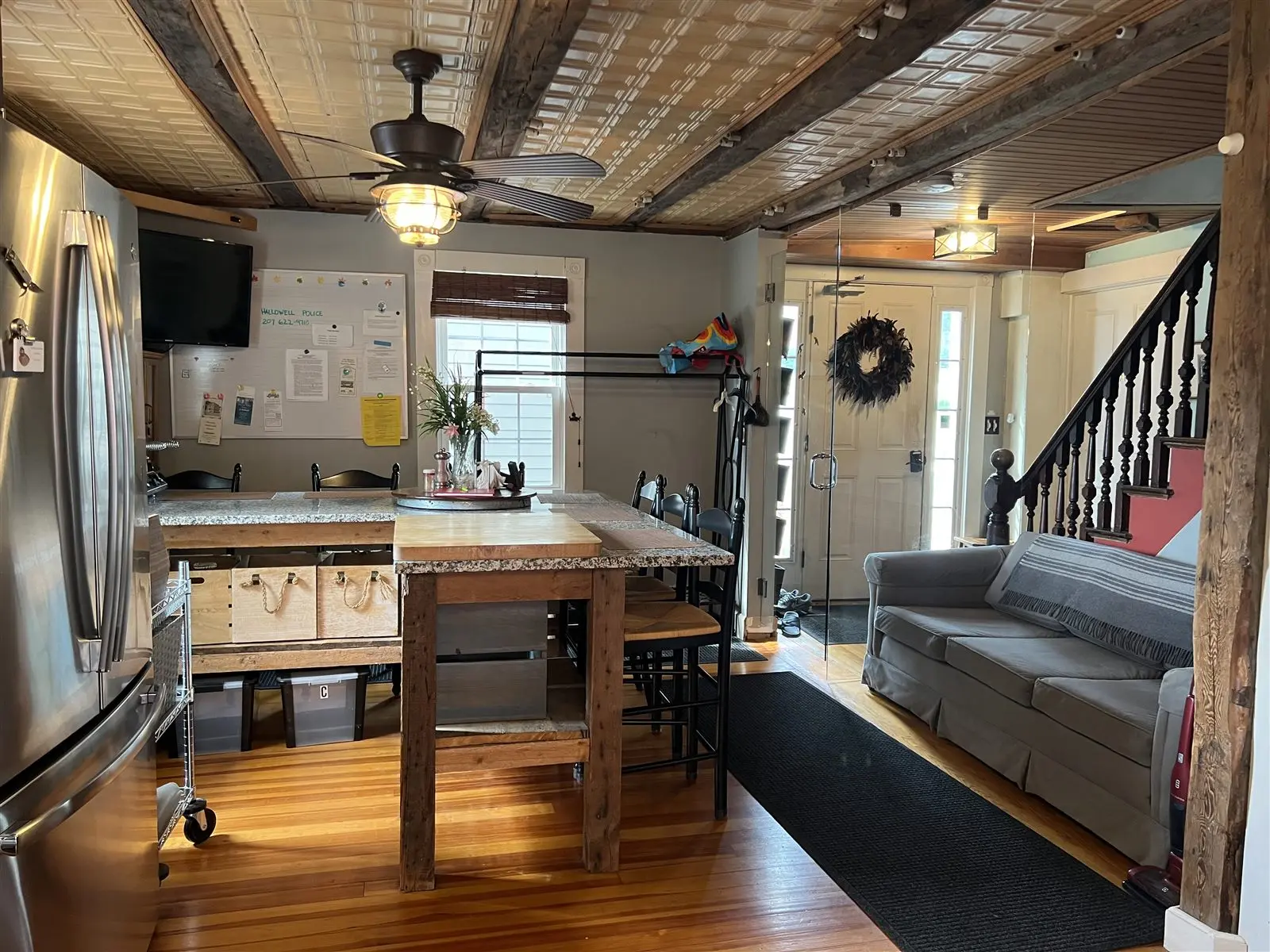 Common areas at The Kennebec Inn, Hallowell, Maine