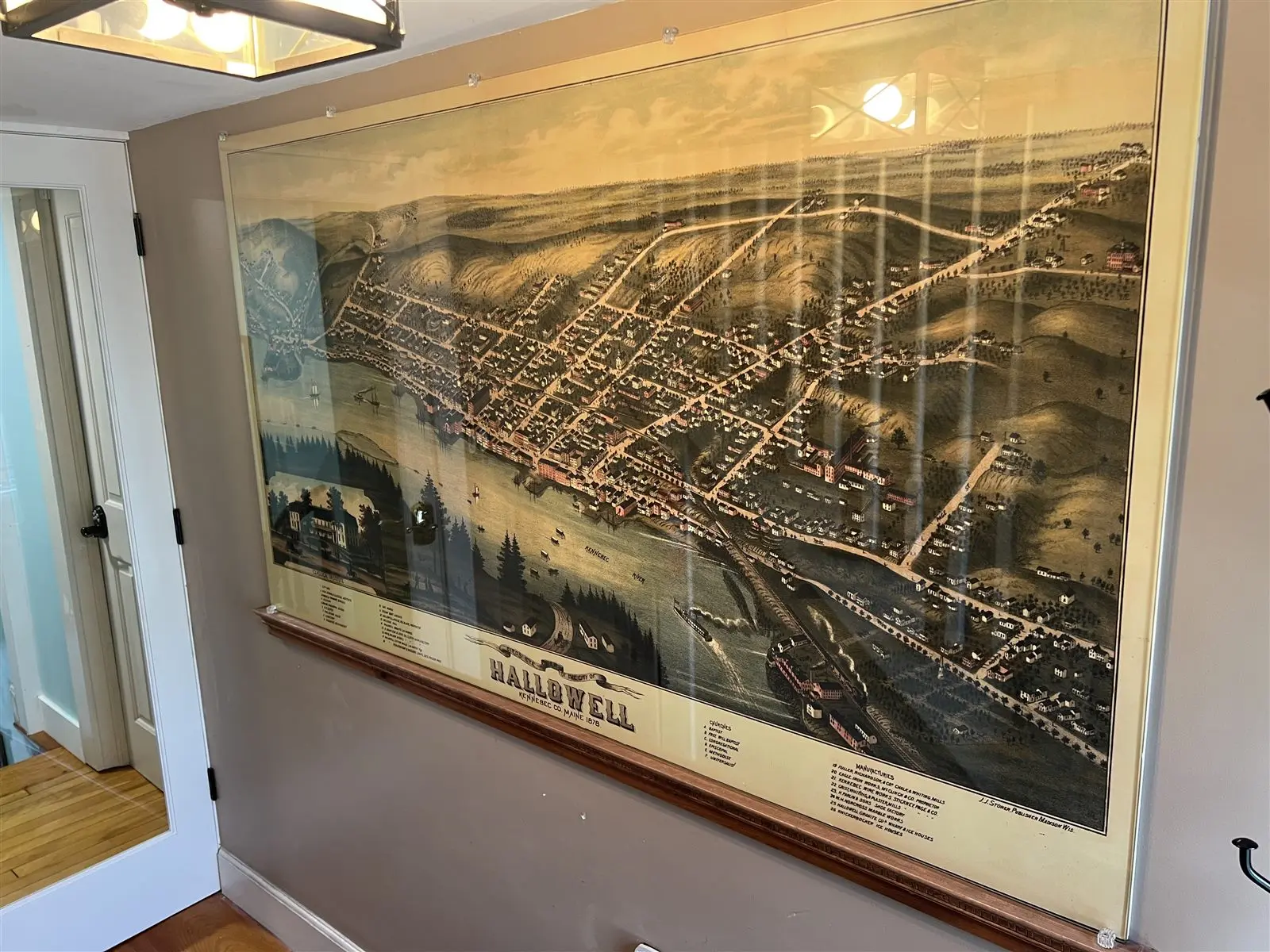 Common areas at The Kennebec Inn, Hallowell, Maine